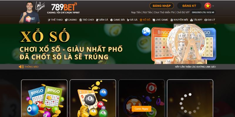 Xổ Số 789BET - Sảnh Cược Mang Đến Tỷ Lệ Thưởng Khủng